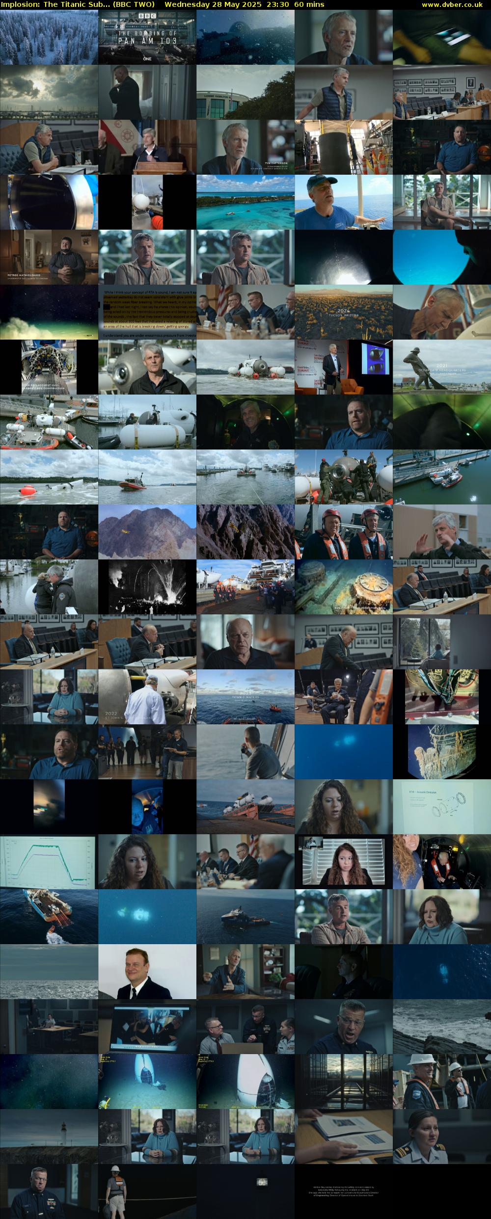 Implosion: The Titanic Sub... (BBC TWO) Wednesday 28 May 2025 23:30 - 00:30