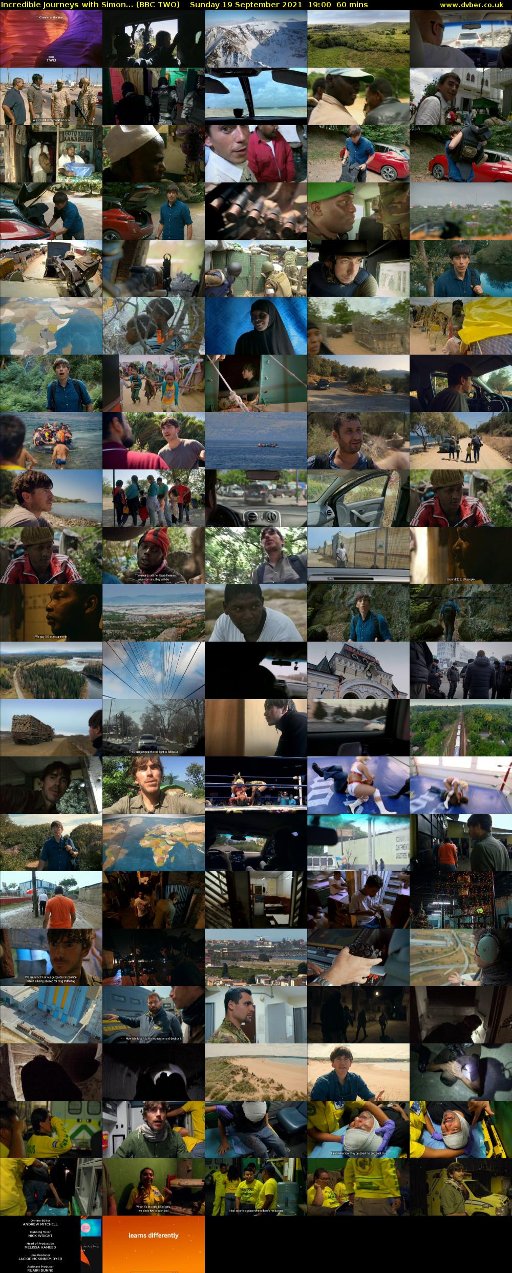 Incredible Journeys with Simon... (BBC TWO) Sunday 19 September 2021 19:00 - 20:00
