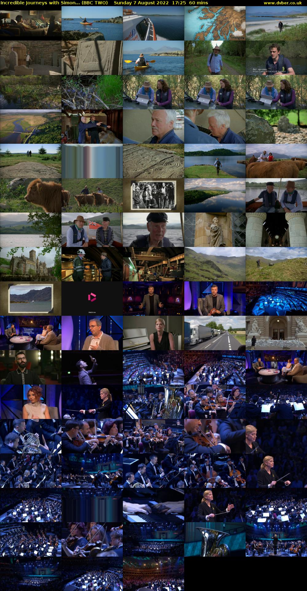 Incredible Journeys with Simon... (BBC TWO) Sunday 7 August 2022 17:25 - 18:25