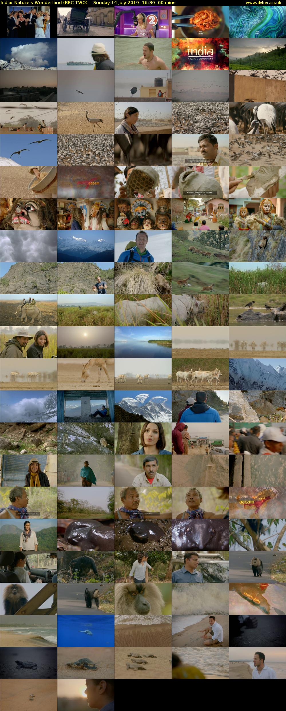 India: Nature's Wonderland (BBC TWO) Sunday 14 July 2019 16:30 - 17:30