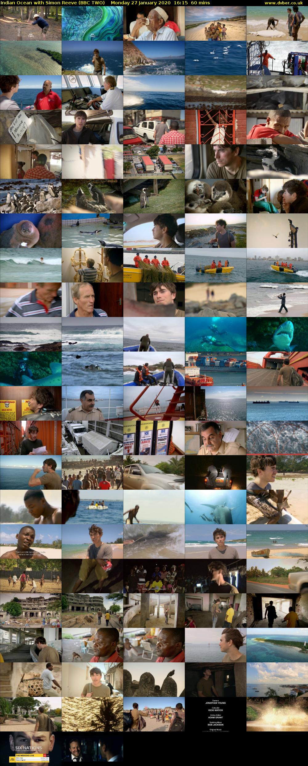 Indian Ocean with Simon Reeve (BBC TWO) Monday 27 January 2020 16:15 - 17:15