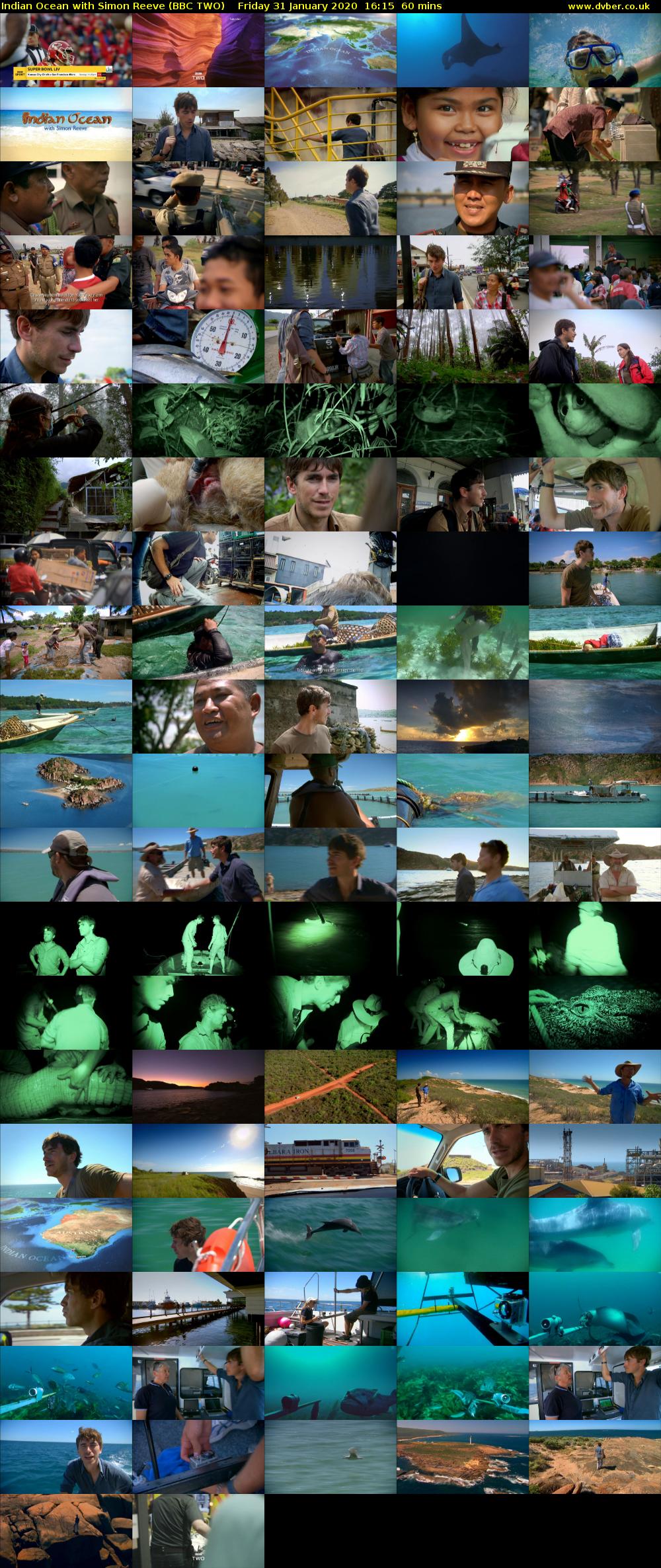 Indian Ocean with Simon Reeve (BBC TWO) Friday 31 January 2020 16:15 - 17:15