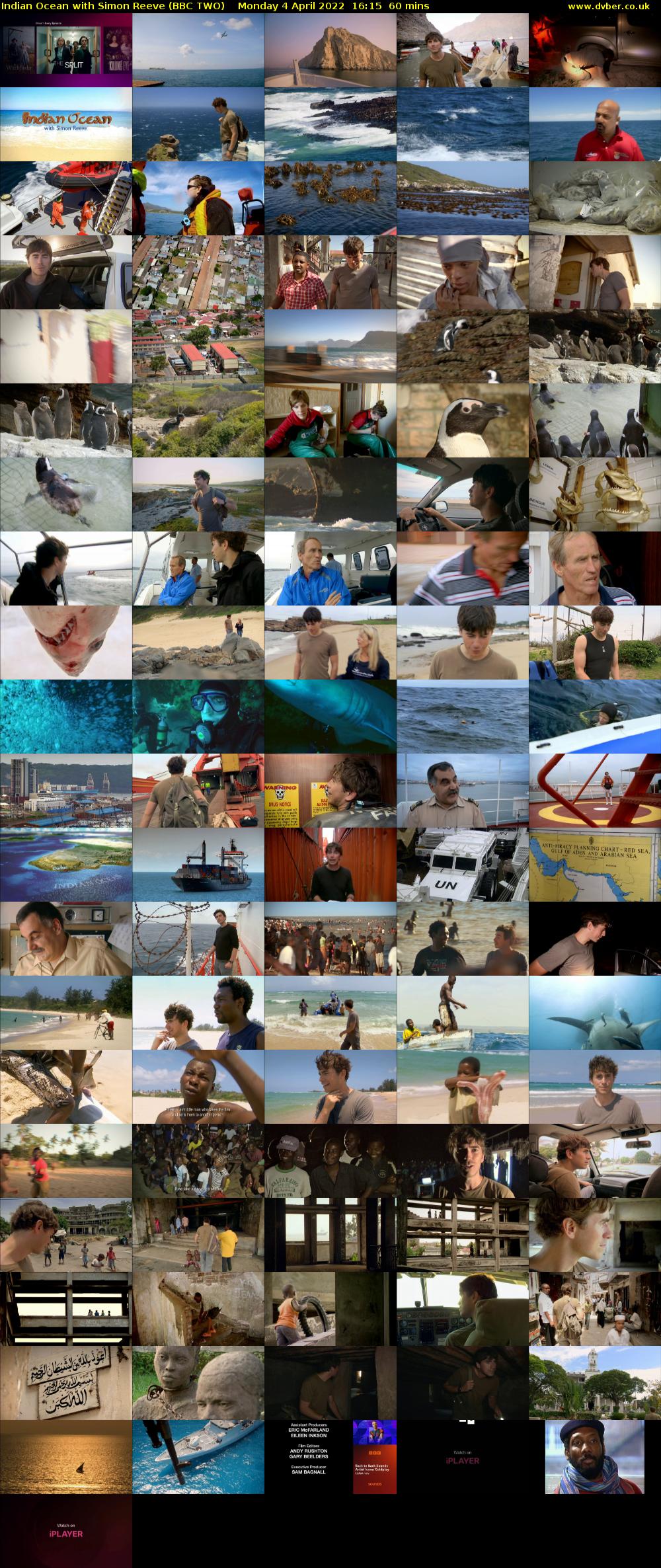 Indian Ocean with Simon Reeve (BBC TWO) Monday 4 April 2022 16:15 - 17:15