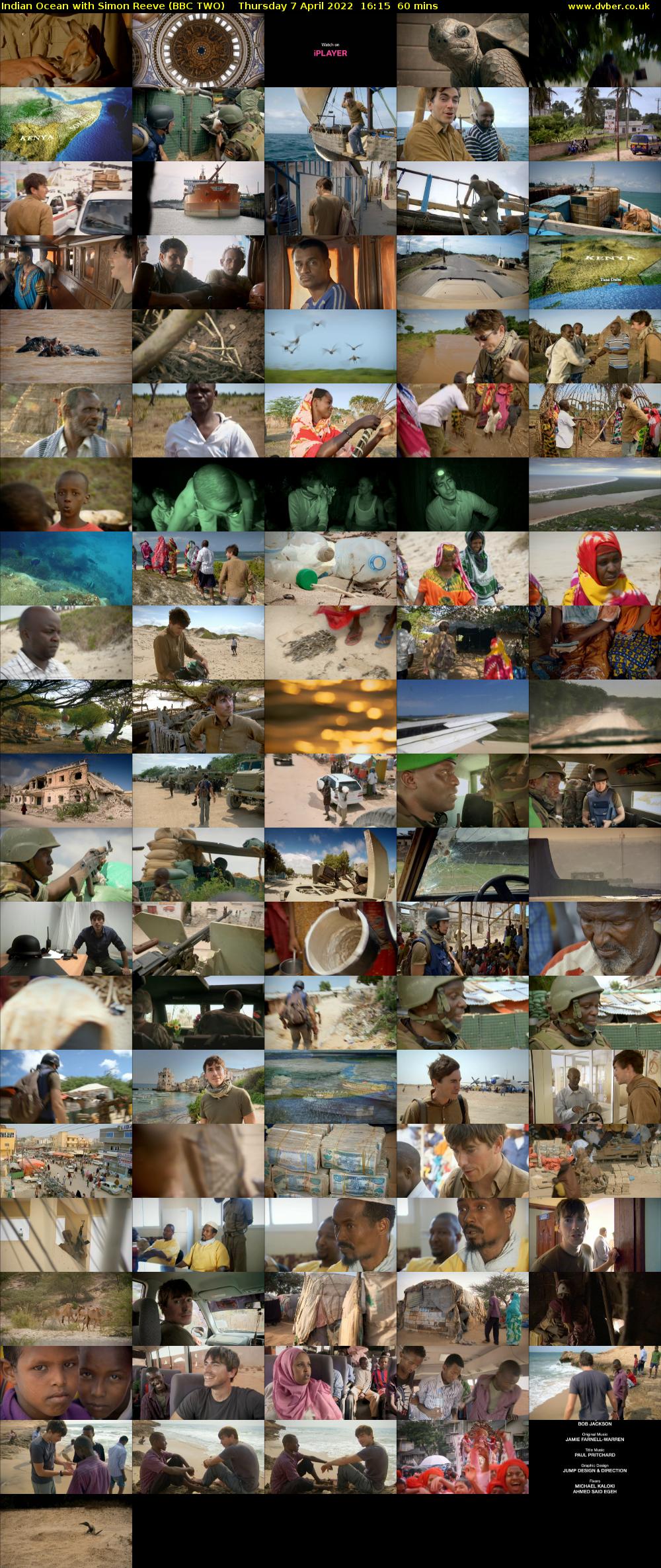 Indian Ocean with Simon Reeve (BBC TWO) Thursday 7 April 2022 16:15 - 17:15