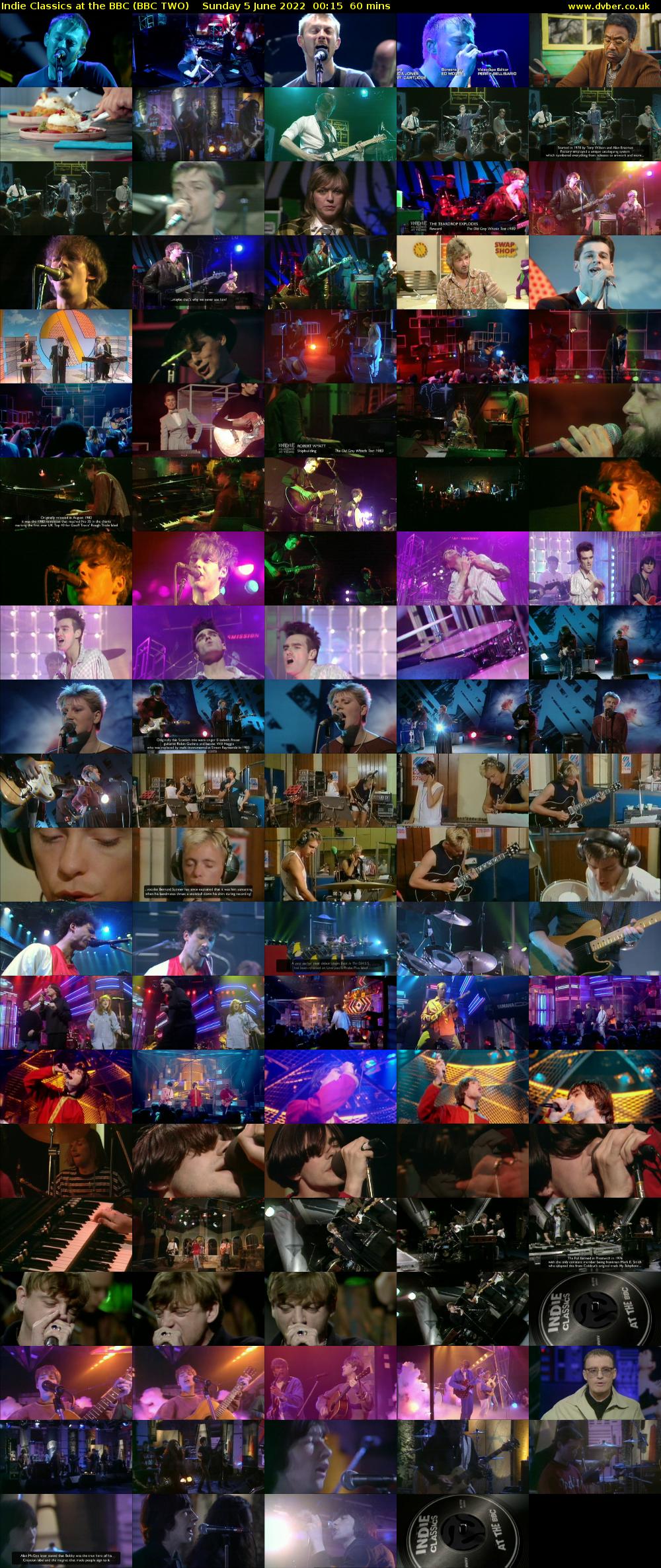 Indie Classics at the BBC (BBC TWO) Sunday 5 June 2022 00:15 - 01:15