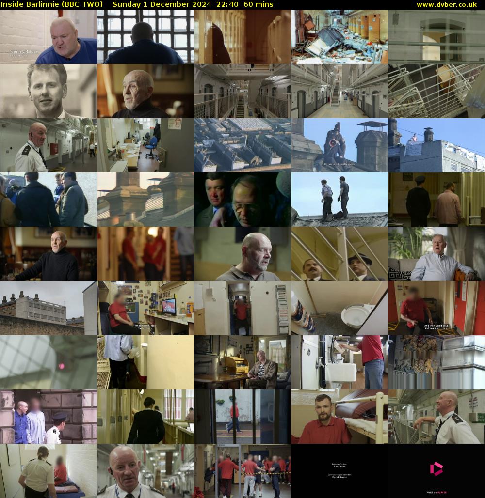 Inside Barlinnie (BBC TWO) Sunday 1 December 2024 22:40 - 23:40