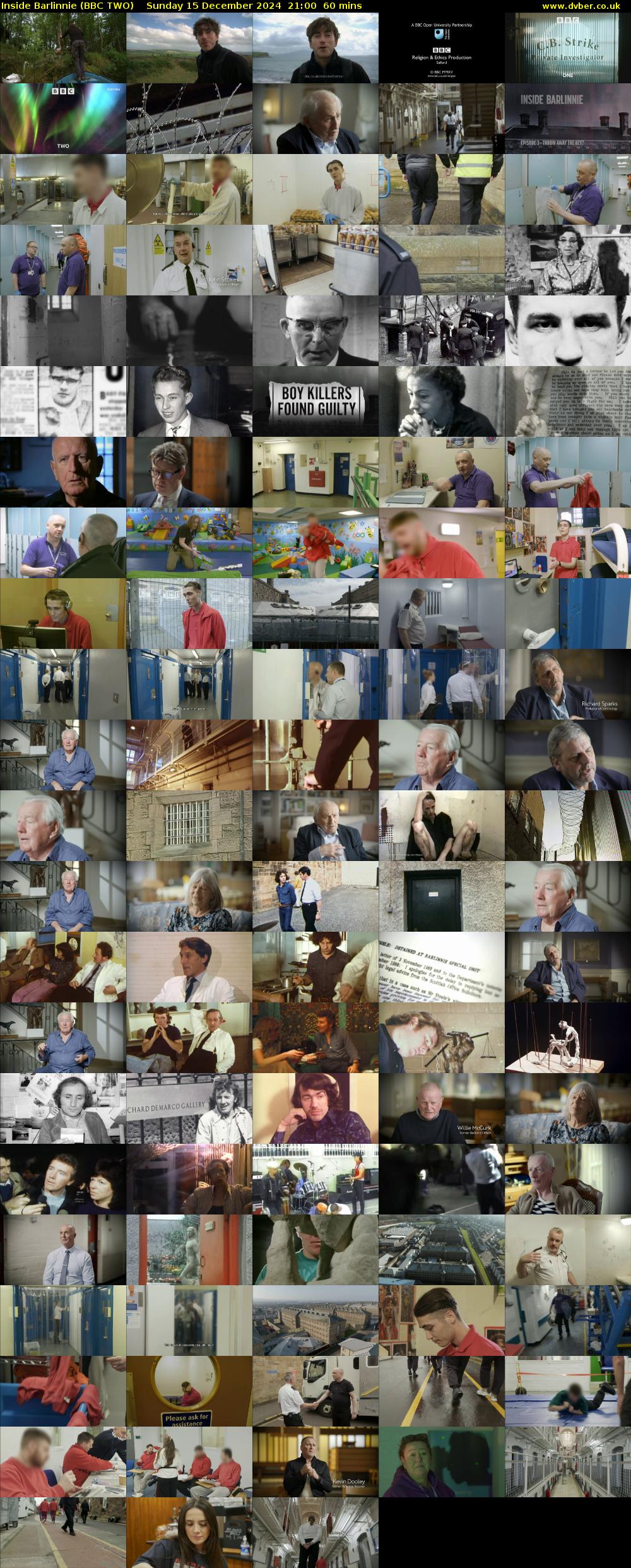 Inside Barlinnie (BBC TWO) Sunday 15 December 2024 21:00 - 22:00