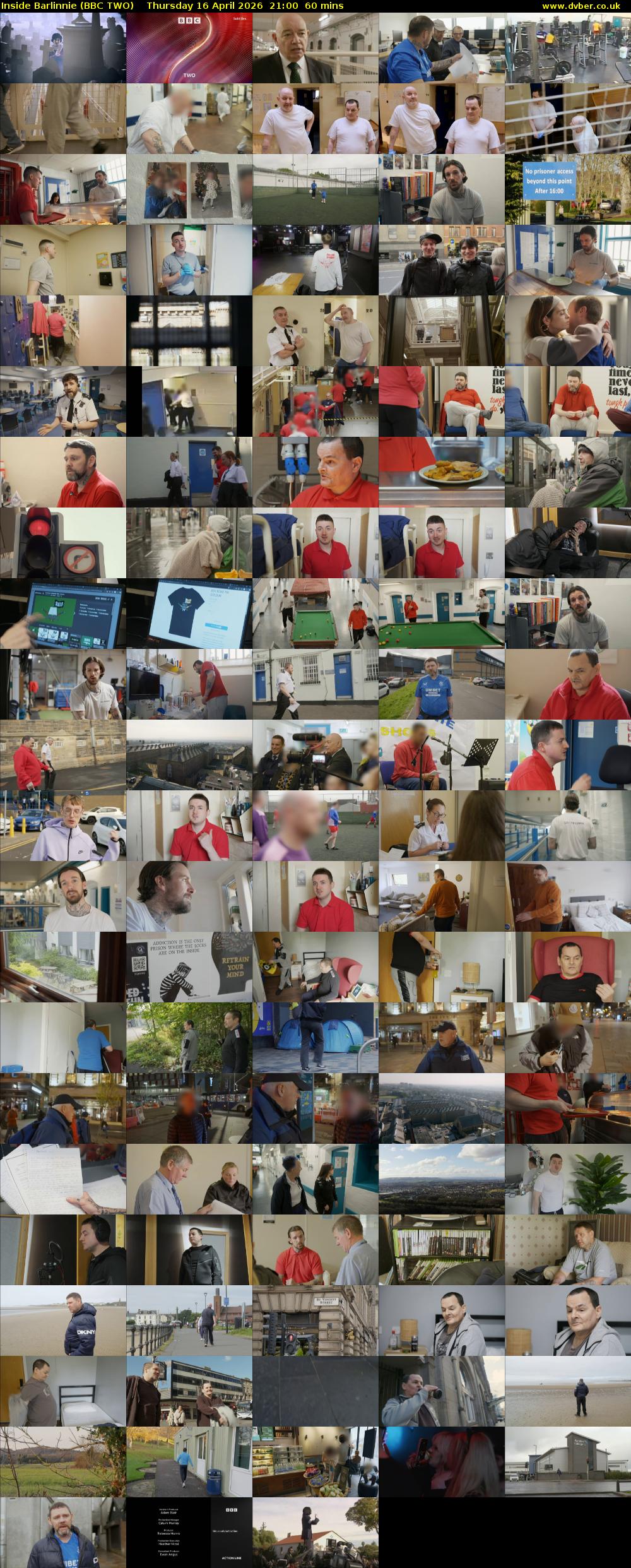 Inside Barlinnie (BBC TWO) Thursday 16 April 2026 21:00 - 22:00