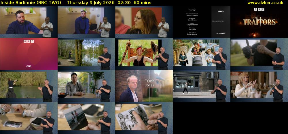 Inside Barlinnie (BBC TWO) Thursday 9 July 2026 02:30 - 03:30
