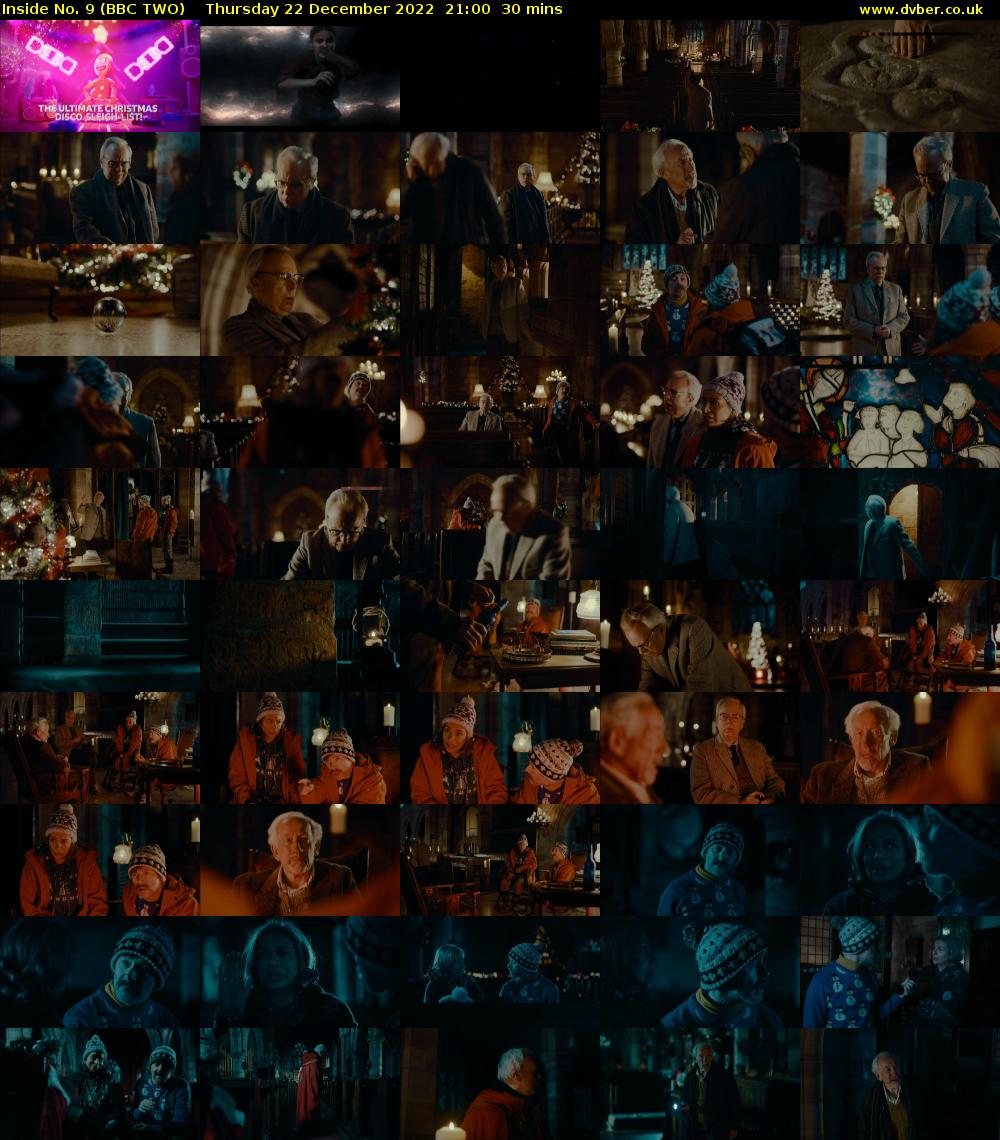 Inside No. 9 (BBC TWO) Thursday 22 December 2022 21:00 - 21:30