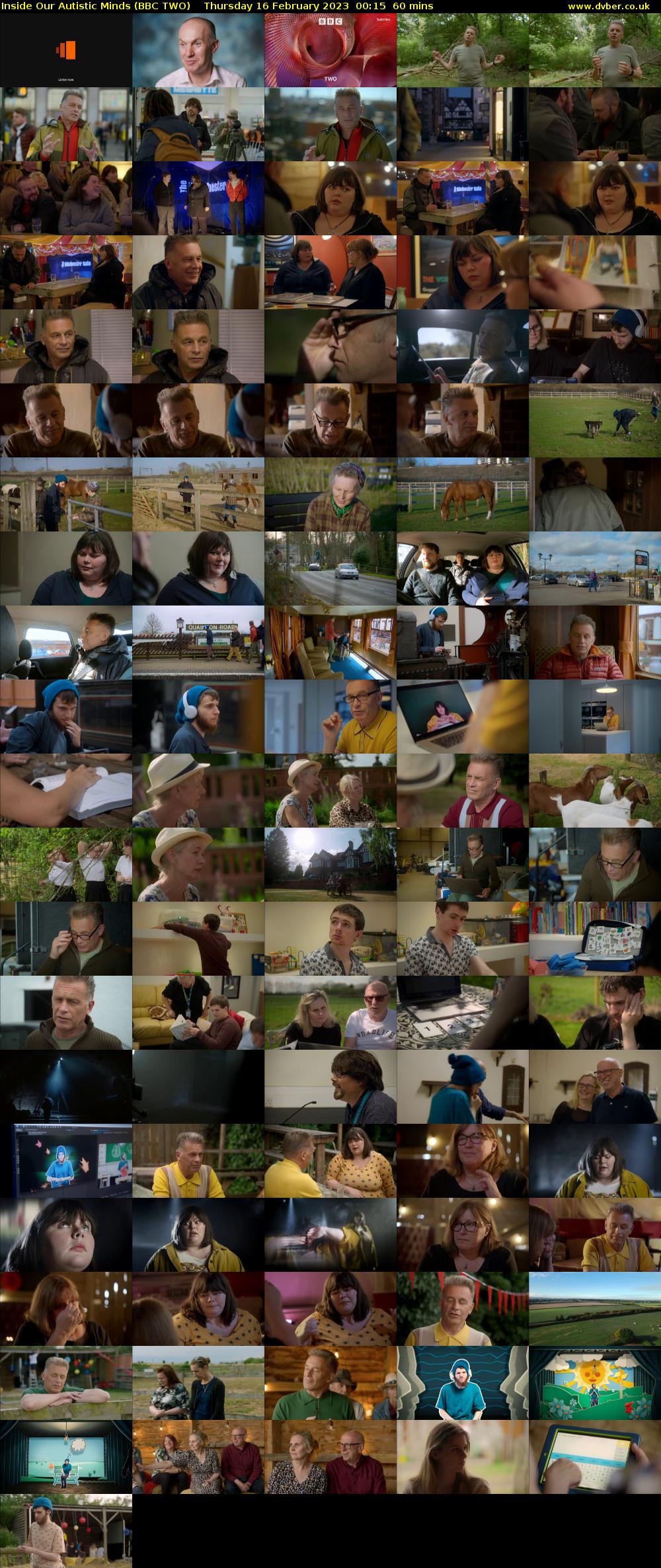 Inside Our Autistic Minds (BBC TWO) Thursday 16 February 2023 00:15 - 01:15