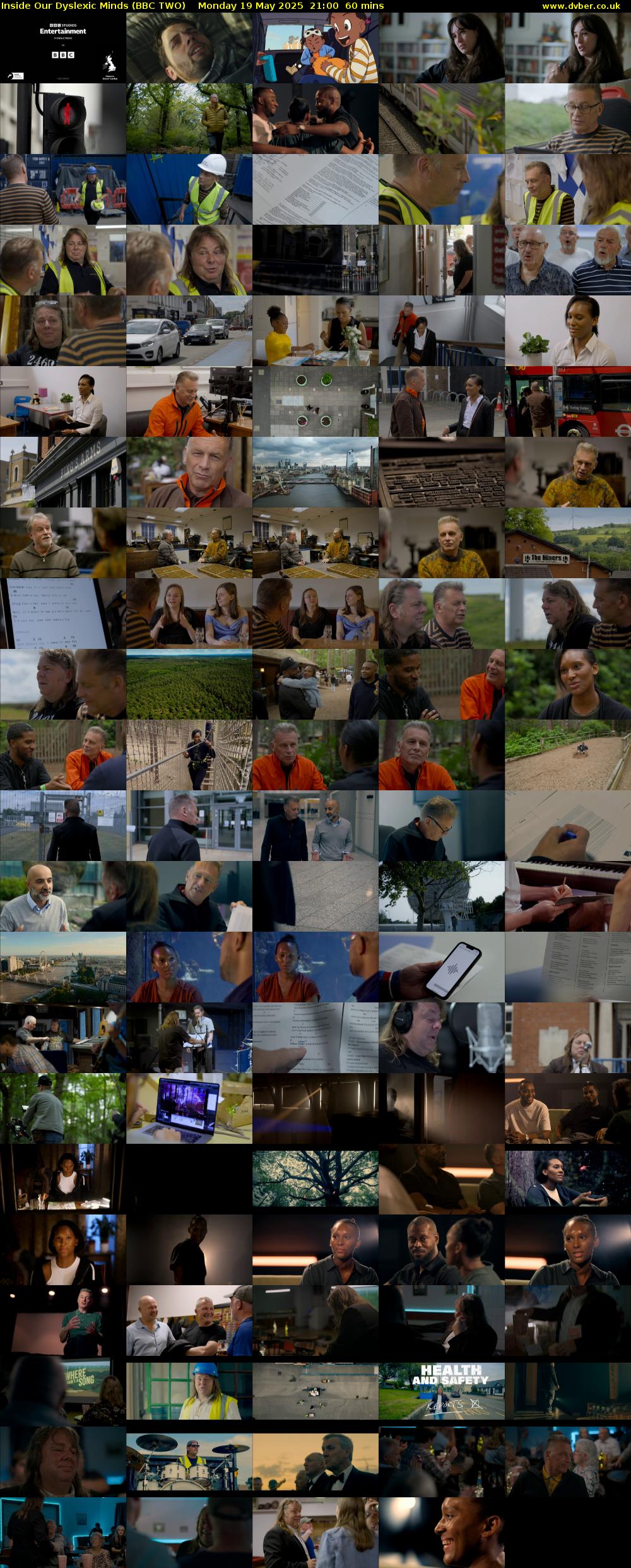 Inside Our Dyslexic Minds (BBC TWO) Monday 19 May 2025 21:00 - 22:00