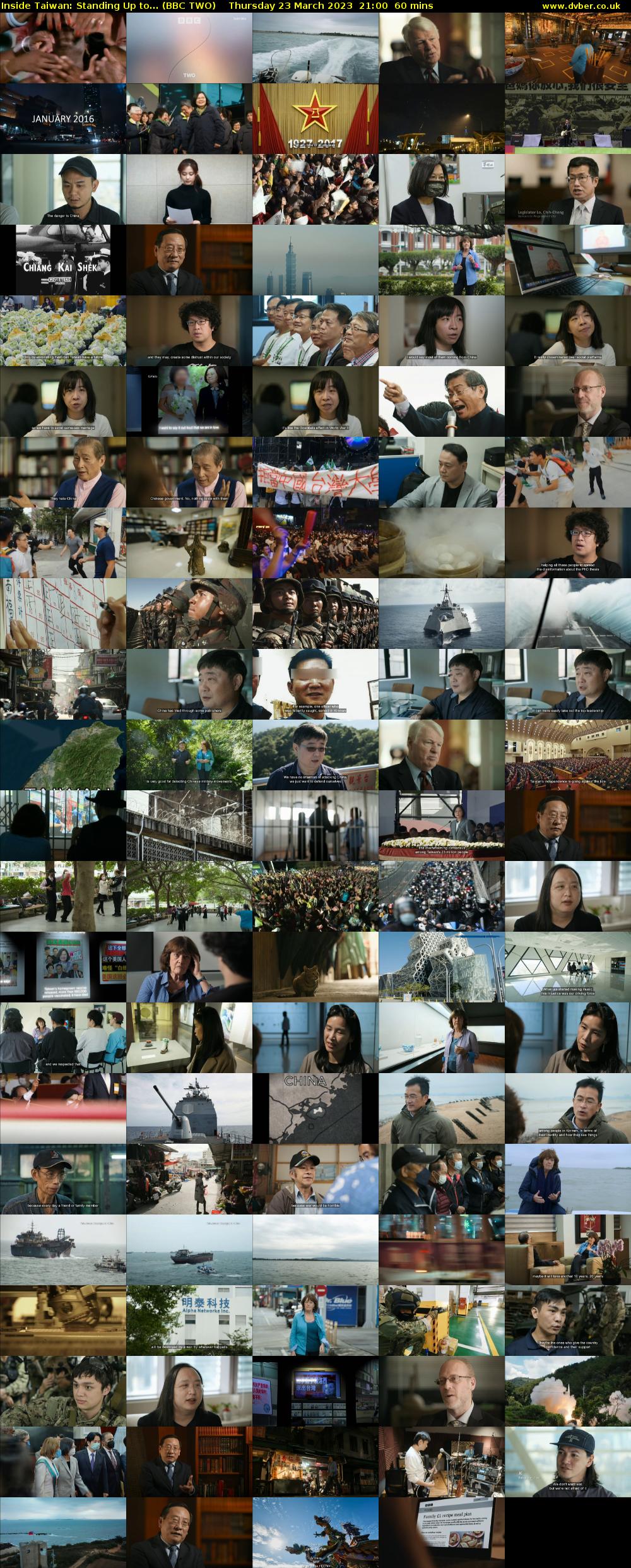 Inside Taiwan: Standing Up to... (BBC TWO) Thursday 23 March 2023 21:00 - 22:00