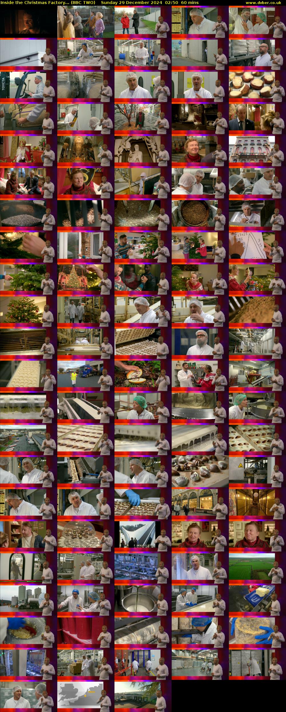 Inside the Christmas Factory... (BBC TWO) Sunday 29 December 2024 02:50 - 03:50