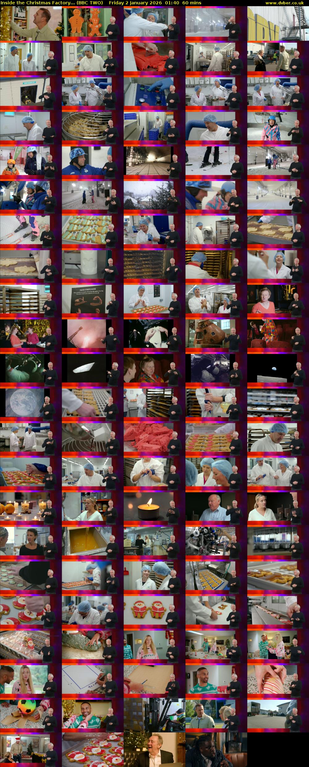 Inside the Christmas Factory... (BBC TWO) Friday 2 January 2026 01:40 - 02:40