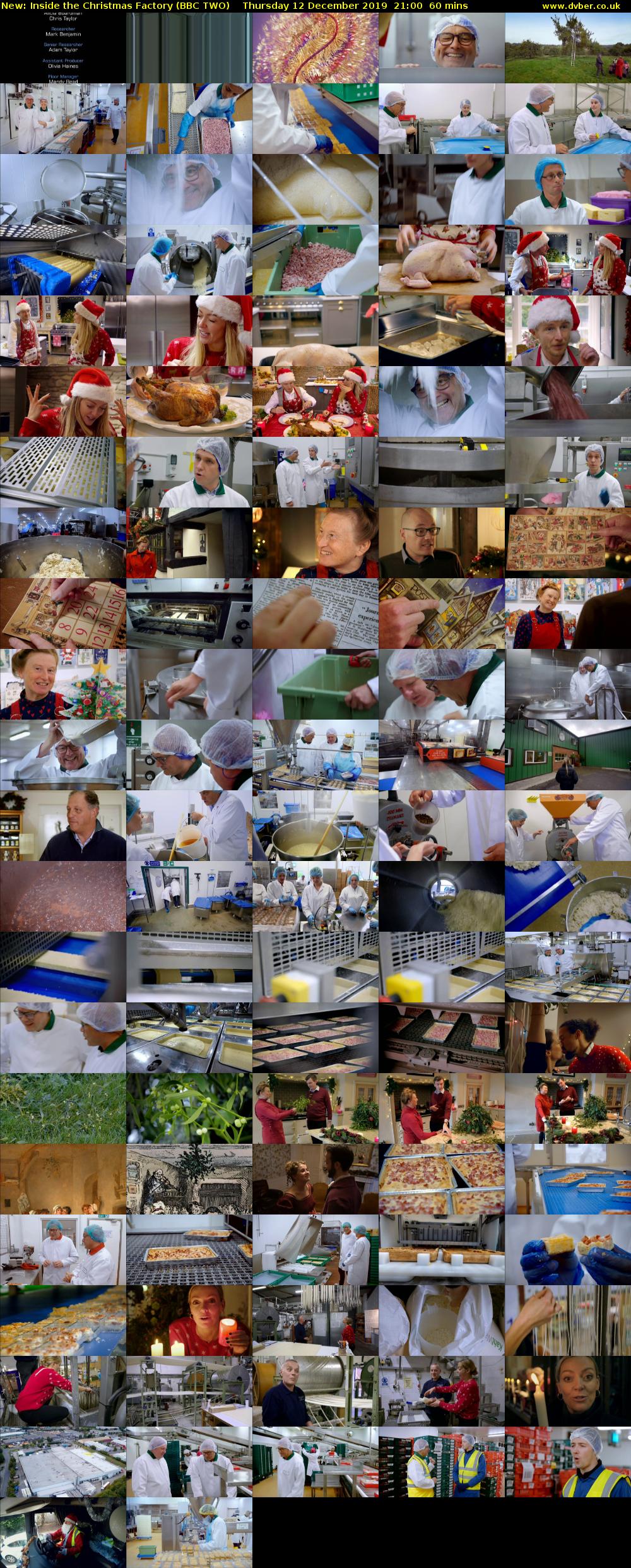 Inside the Christmas Factory (BBC TWO) Thursday 12 December 2019 21:00 - 22:00