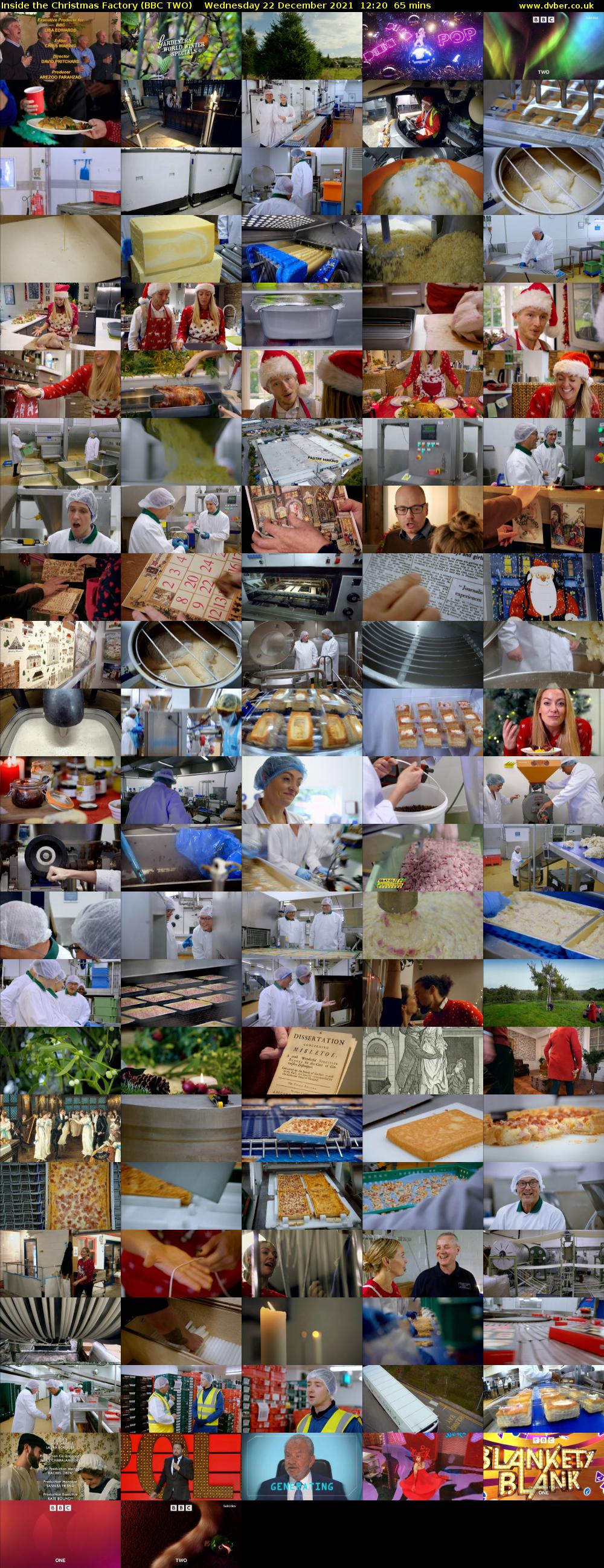 Inside the Christmas Factory (BBC TWO) Wednesday 22 December 2021 12:20 - 13:25