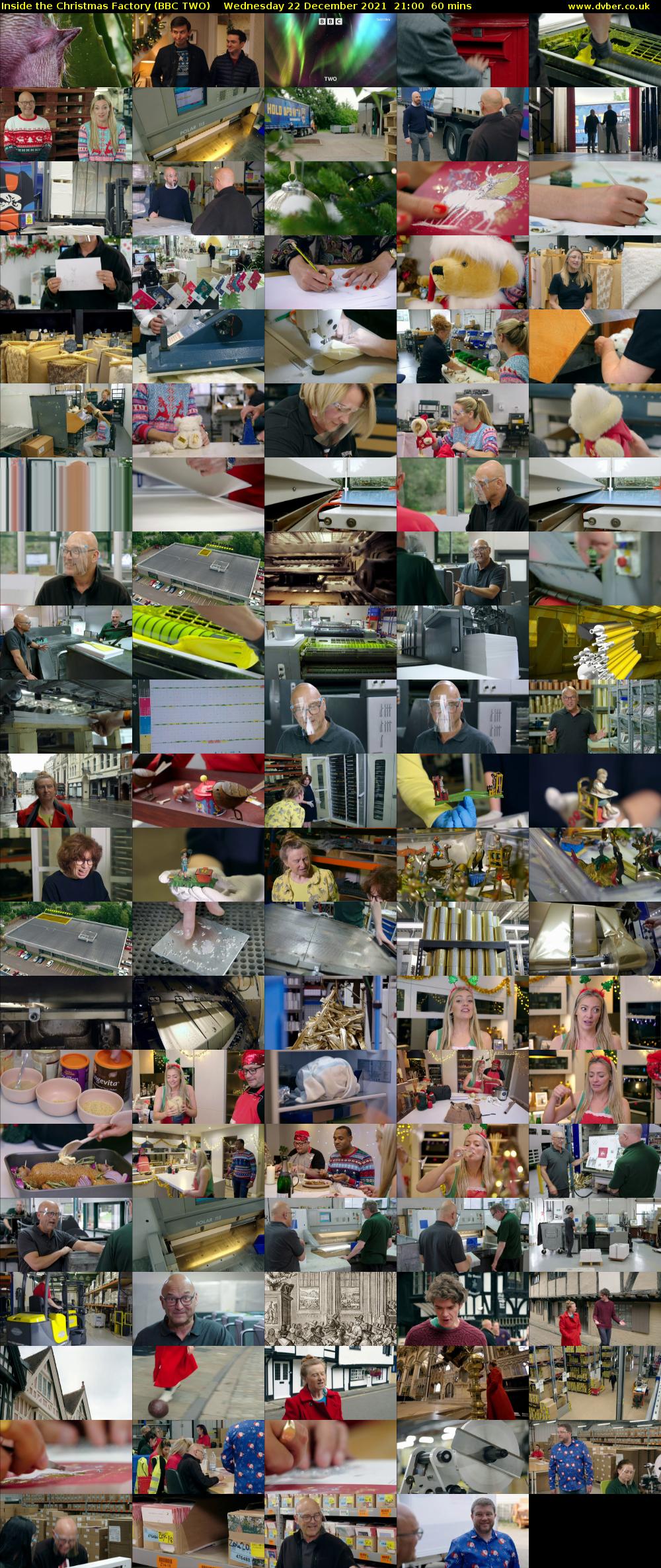 Inside the Christmas Factory (BBC TWO) Wednesday 22 December 2021 21:00 - 22:00