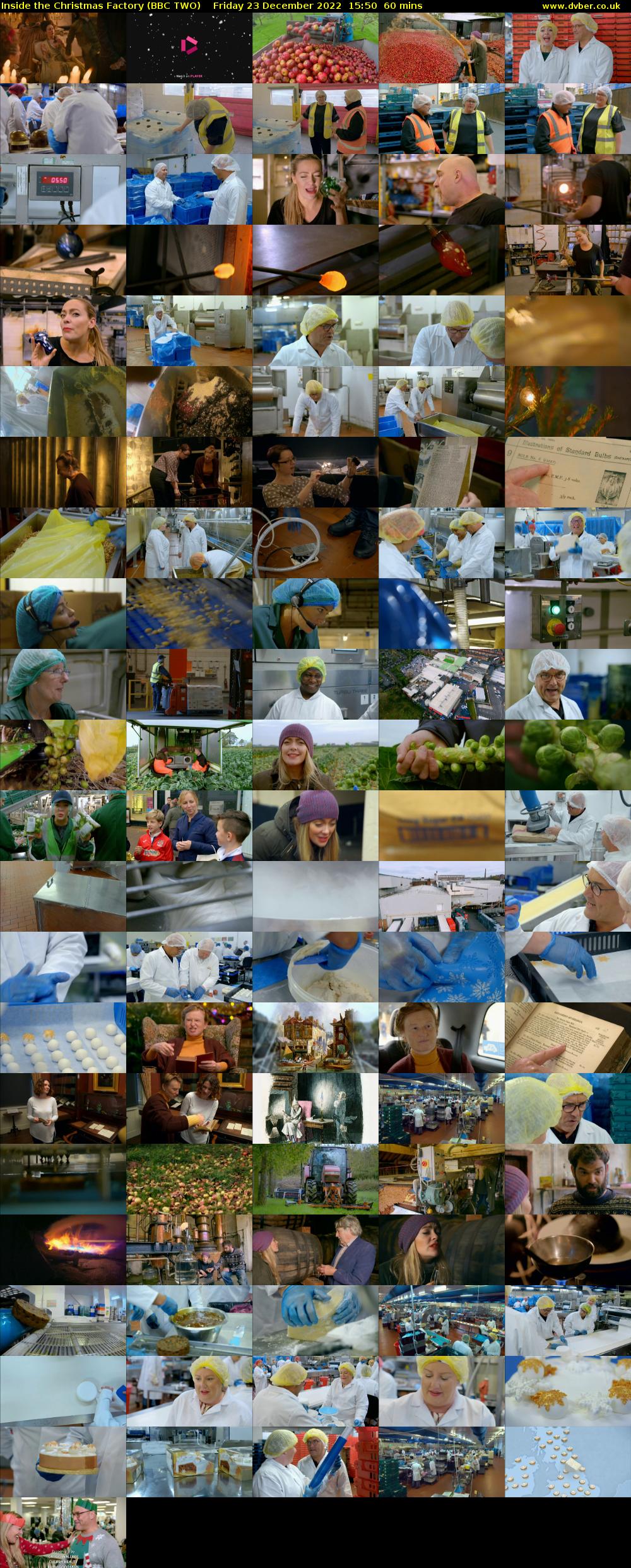 Inside the Christmas Factory (BBC TWO) Friday 23 December 2022 15:50 - 16:50