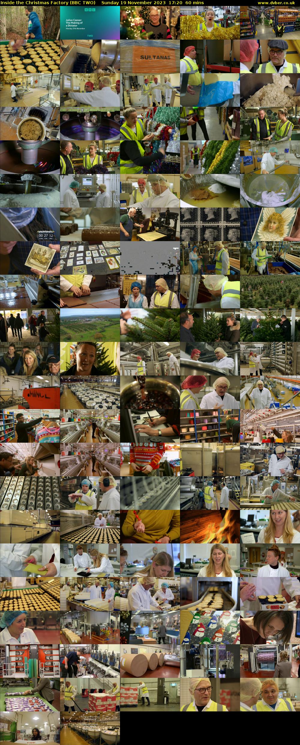 Inside the Christmas Factory (BBC TWO) Sunday 19 November 2023 17:20 - 18:20