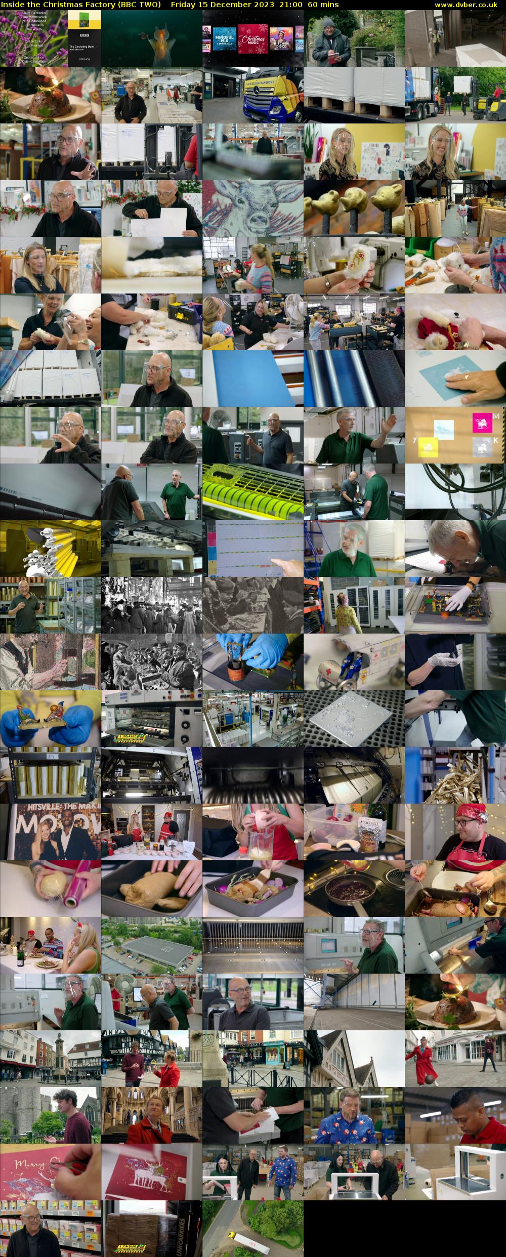 Inside the Christmas Factory (BBC TWO) Friday 15 December 2023 21:00 - 22:00