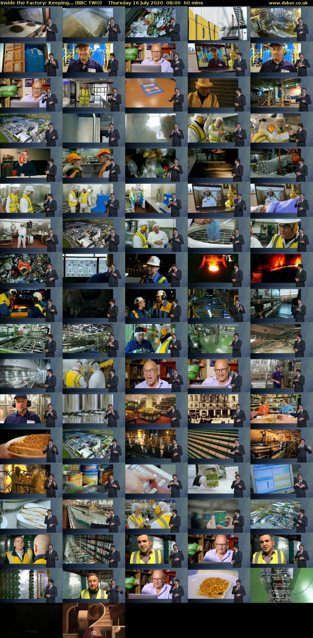 Inside the Factory: Keeping... (BBC TWO) Thursday 16 July 2020 08:00 - 09:00