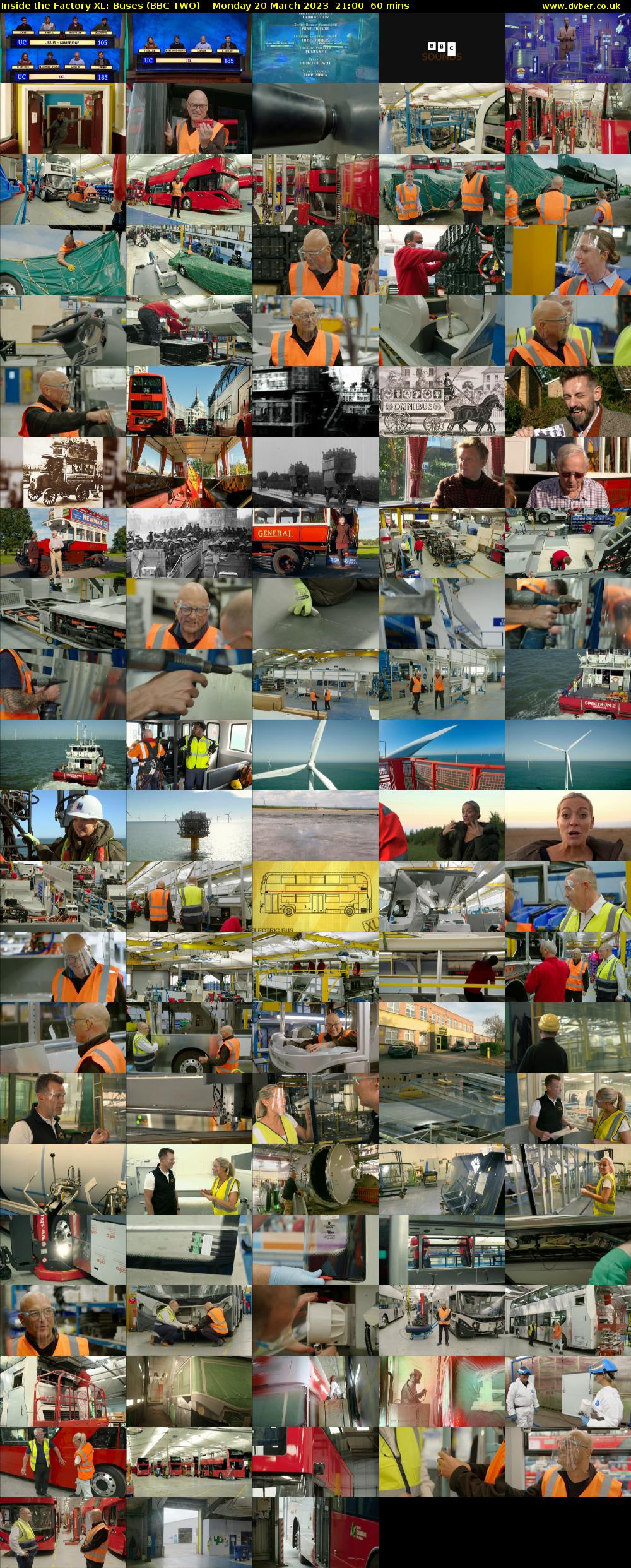 Inside the Factory XL: Buses (BBC TWO) Monday 20 March 2023 21:00 - 22:00