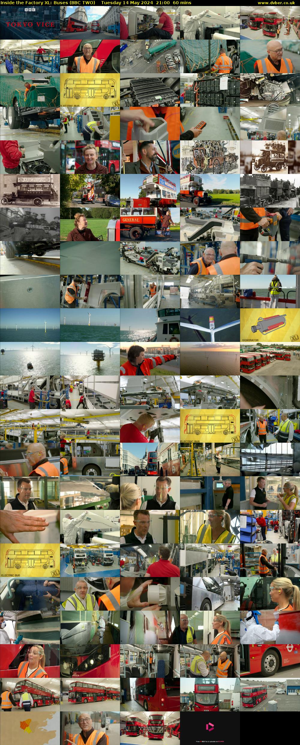 Inside the Factory XL: Buses (BBC TWO) Tuesday 14 May 2024 21:00 - 22:00
