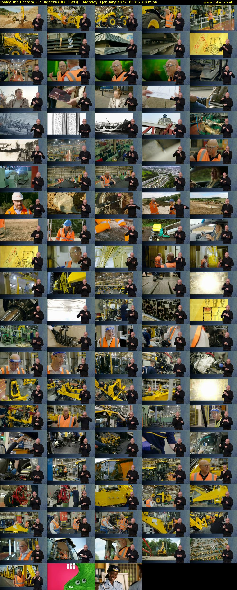 Inside the Factory XL: Diggers (BBC TWO) Monday 3 January 2022 08:05 - 09:05