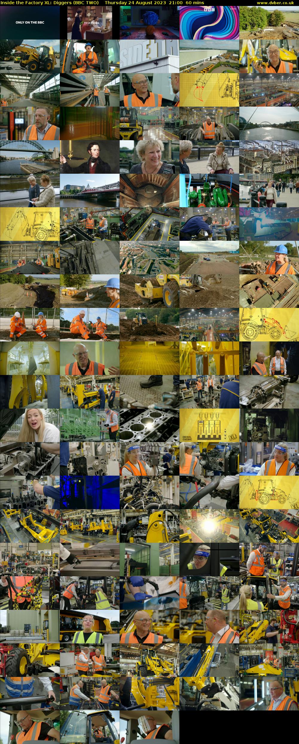 Inside the Factory XL: Diggers (BBC TWO) Thursday 24 August 2023 21:00 - 22:00