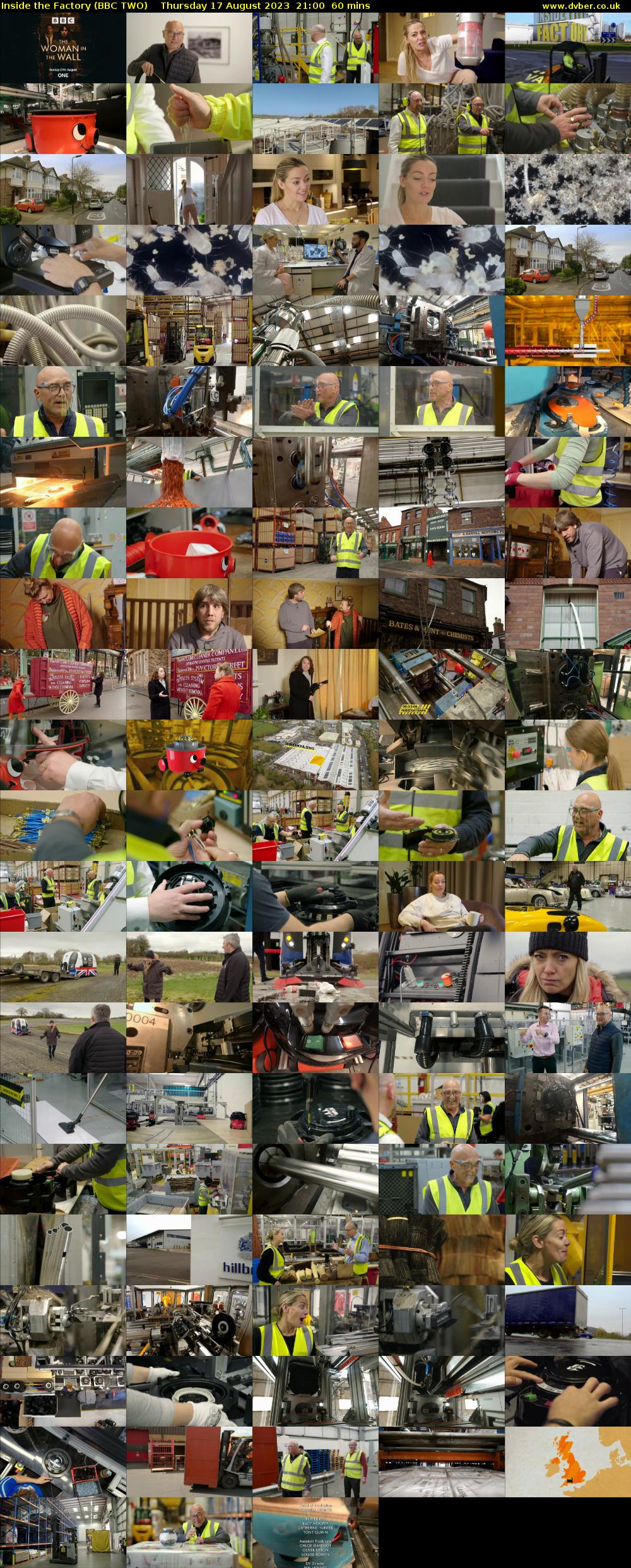 Inside the Factory (BBC TWO) Thursday 17 August 2023 21:00 - 22:00