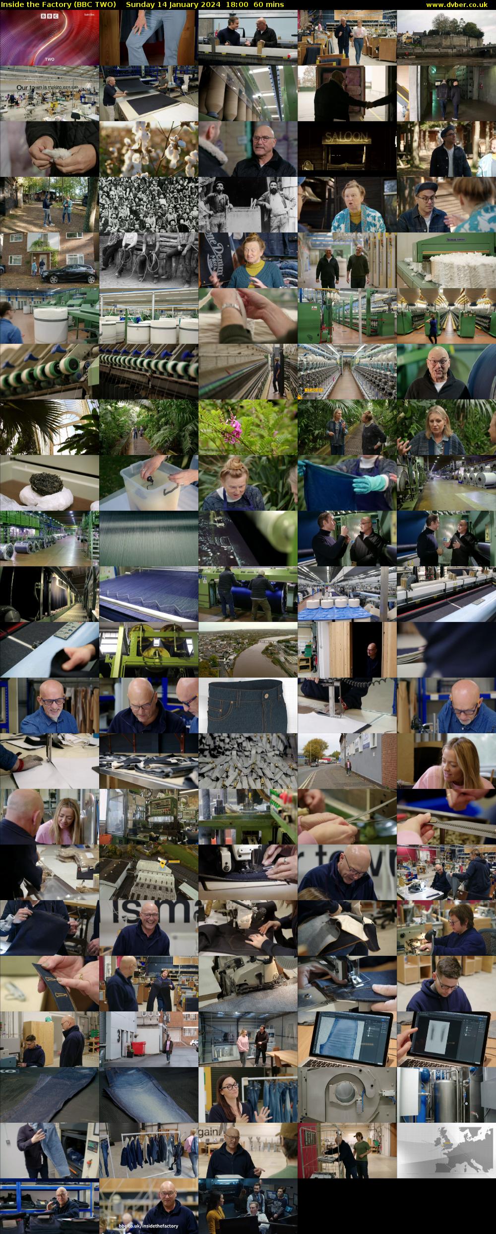 Inside the Factory (BBC TWO) Sunday 14 January 2024 18:00 - 19:00