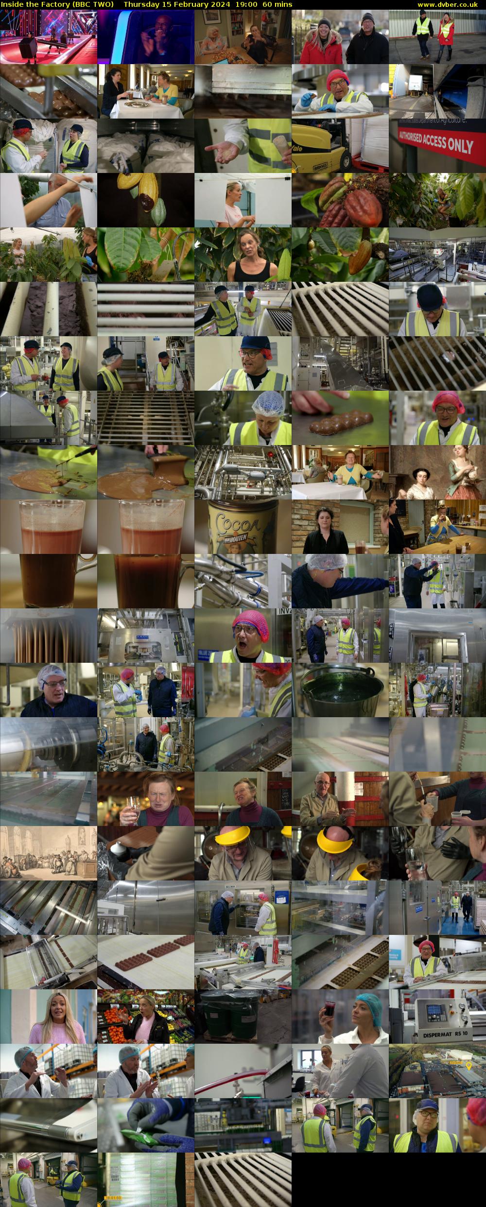 Inside the Factory (BBC TWO) Thursday 15 February 2024 19:00 - 20:00
