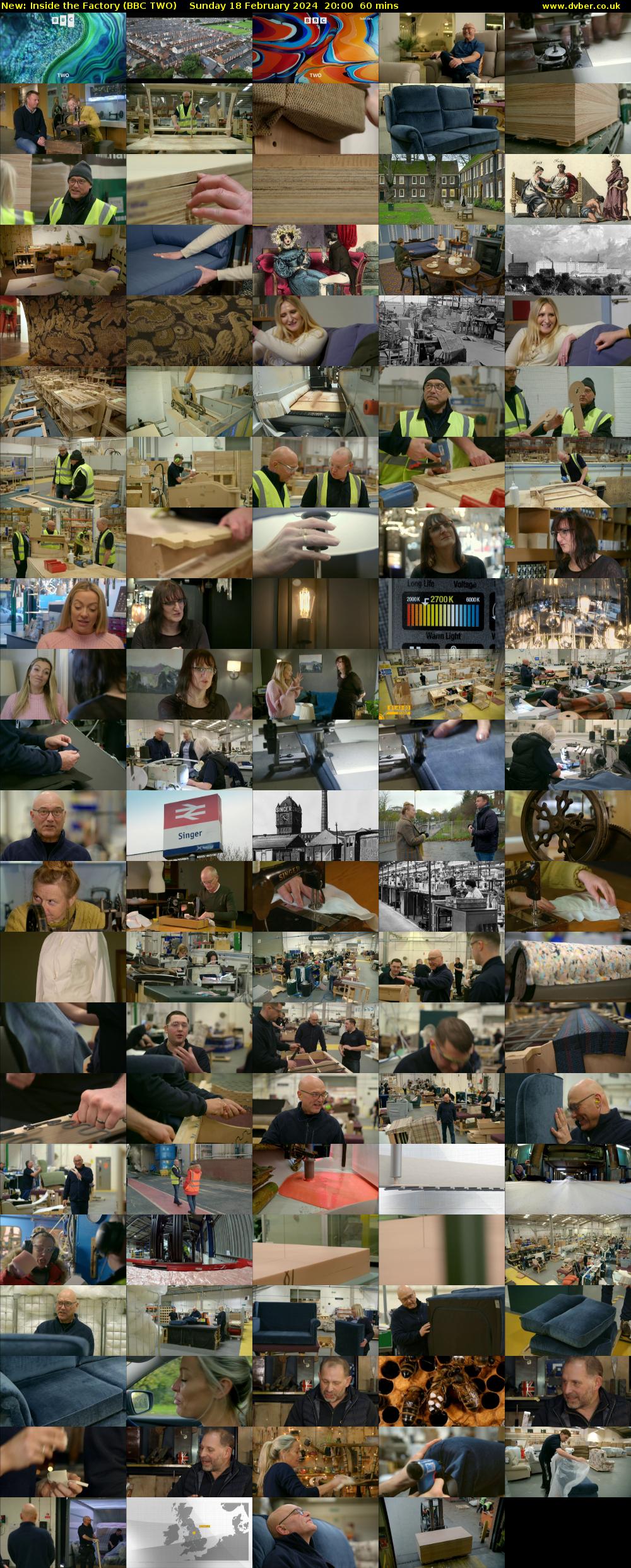 Inside the Factory (BBC TWO) Sunday 18 February 2024 20:00 - 21:00