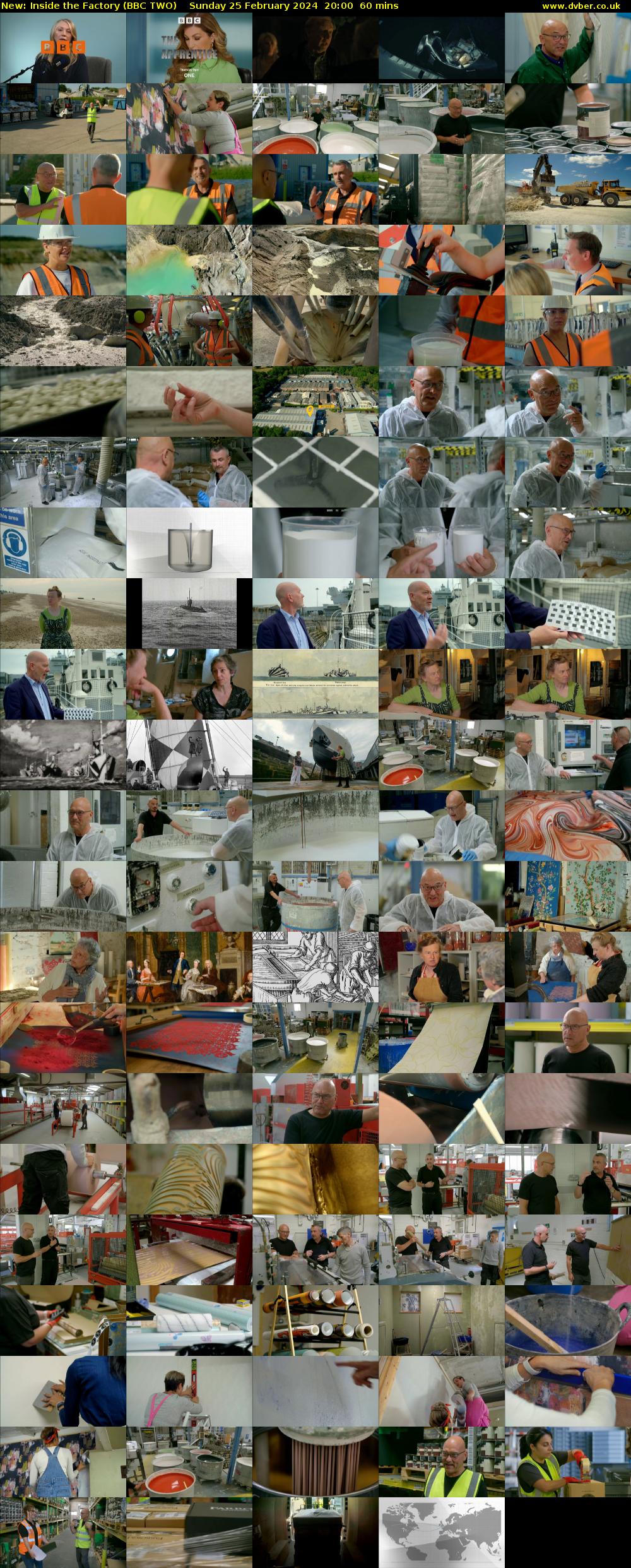 Inside the Factory (BBC TWO) Sunday 25 February 2024 20:00 - 21:00