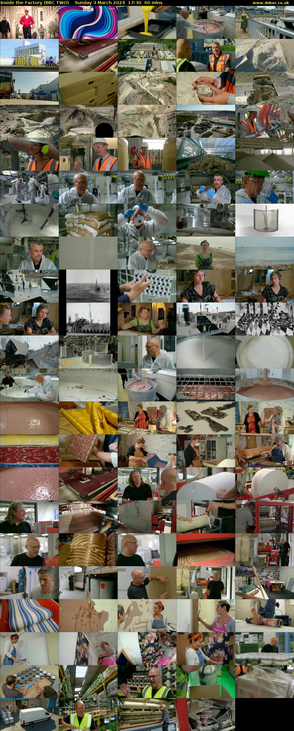 Inside the Factory (BBC TWO) Sunday 3 March 2024 17:30 - 18:30