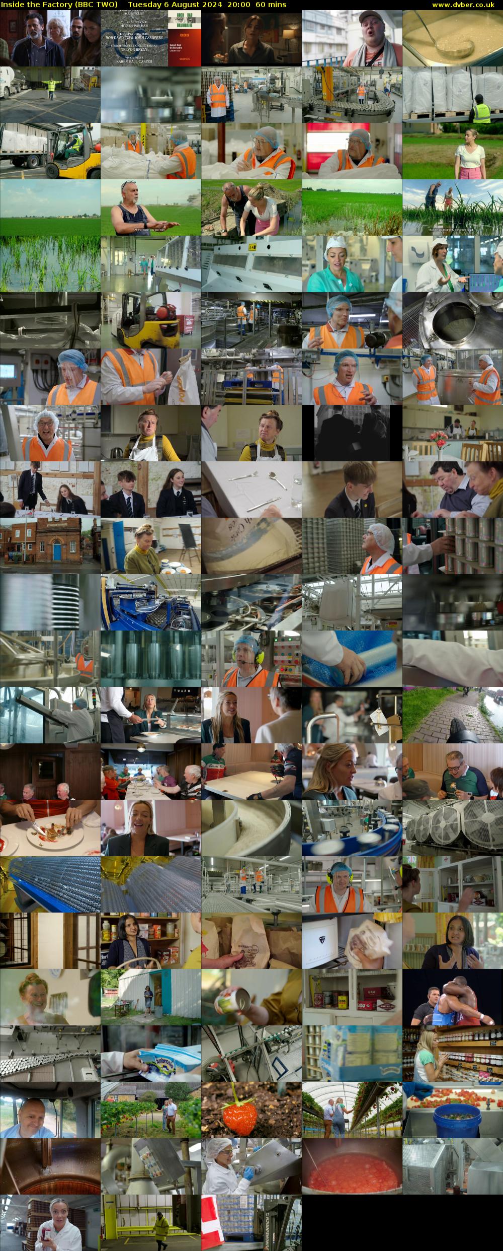 Inside the Factory (BBC TWO) Tuesday 6 August 2024 20:00 - 21:00