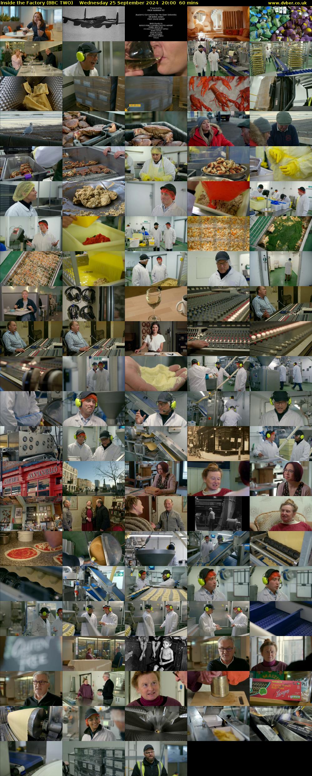 Inside the Factory (BBC TWO) Wednesday 25 September 2024 20:00 - 21:00