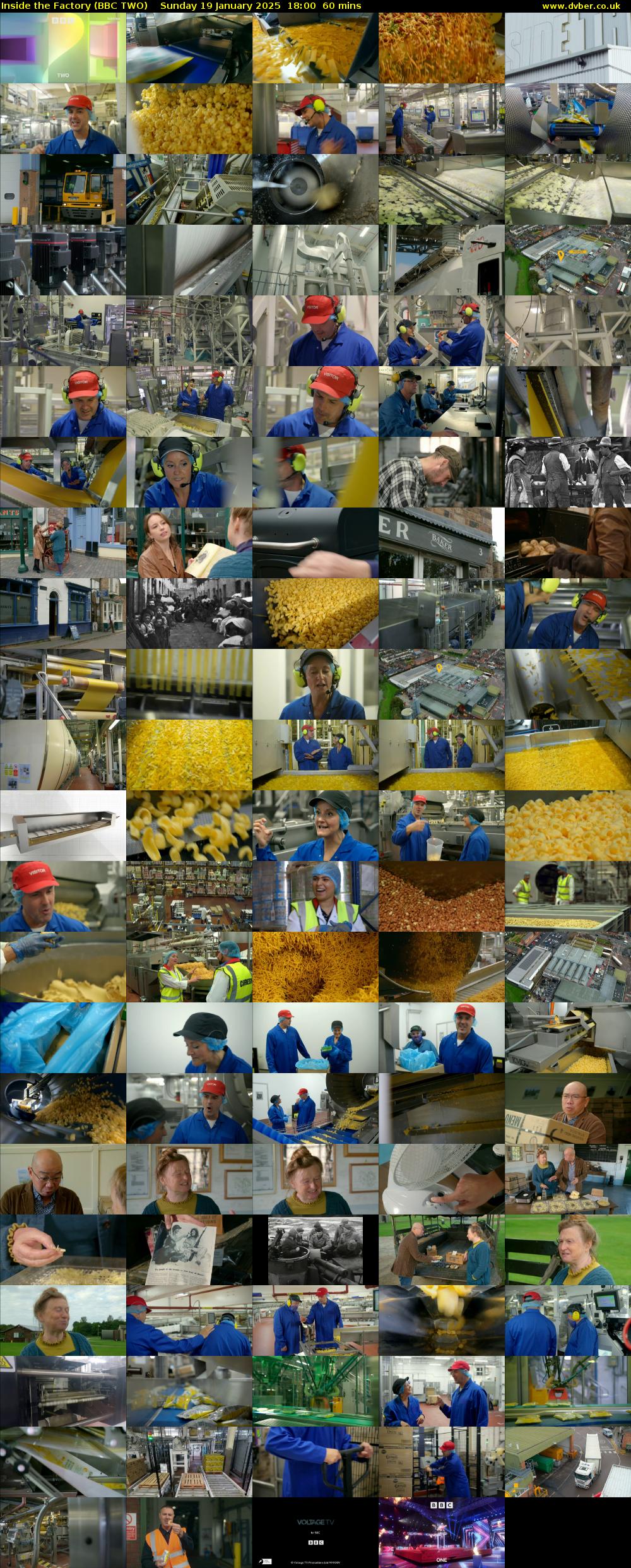 Inside the Factory (BBC TWO) Sunday 19 January 2025 18:00 - 19:00