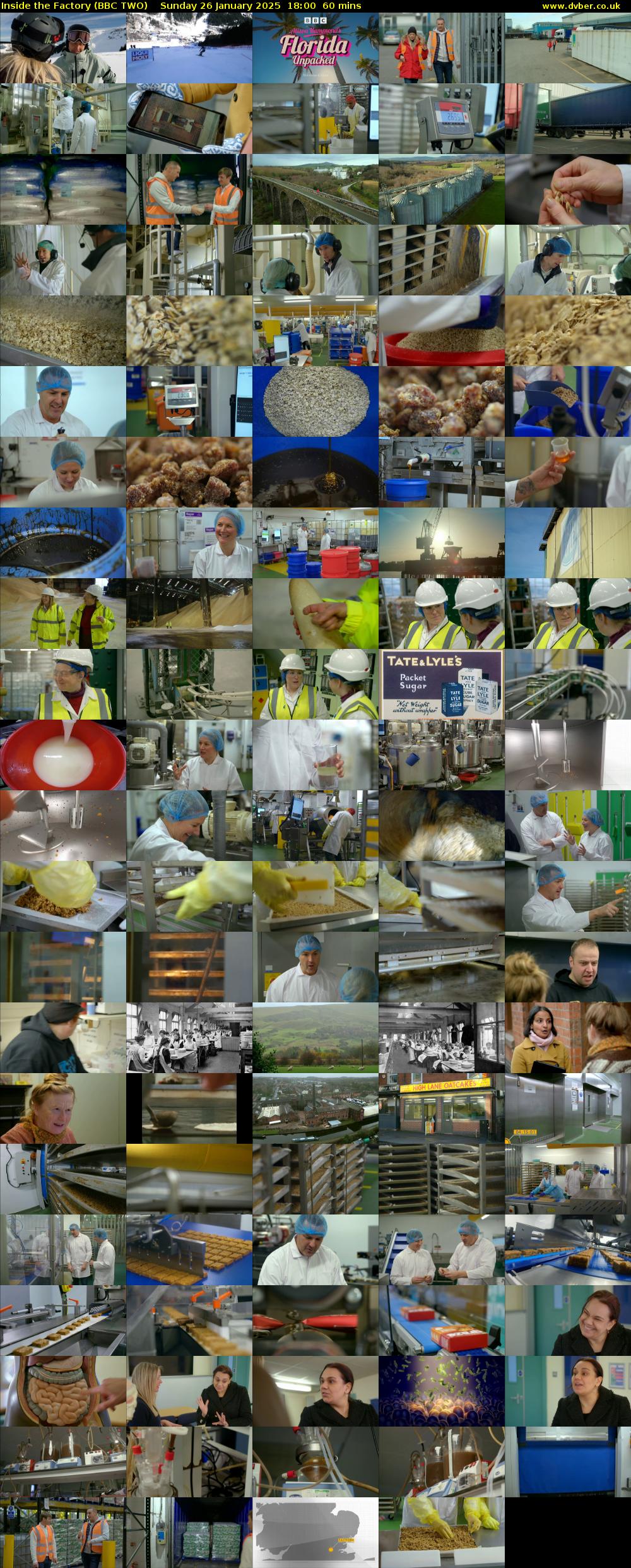 Inside the Factory (BBC TWO) Sunday 26 January 2025 18:00 - 19:00