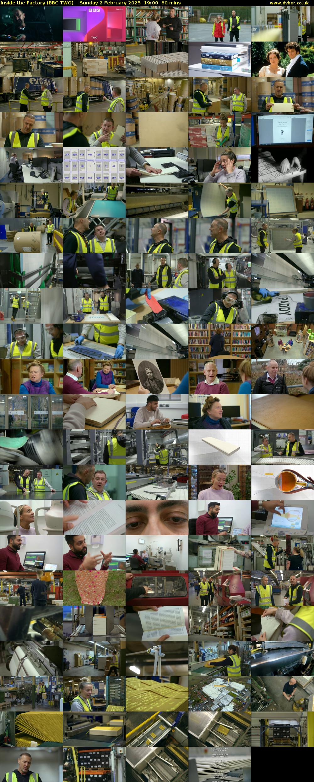 Inside the Factory (BBC TWO) Sunday 2 February 2025 19:00 - 20:00