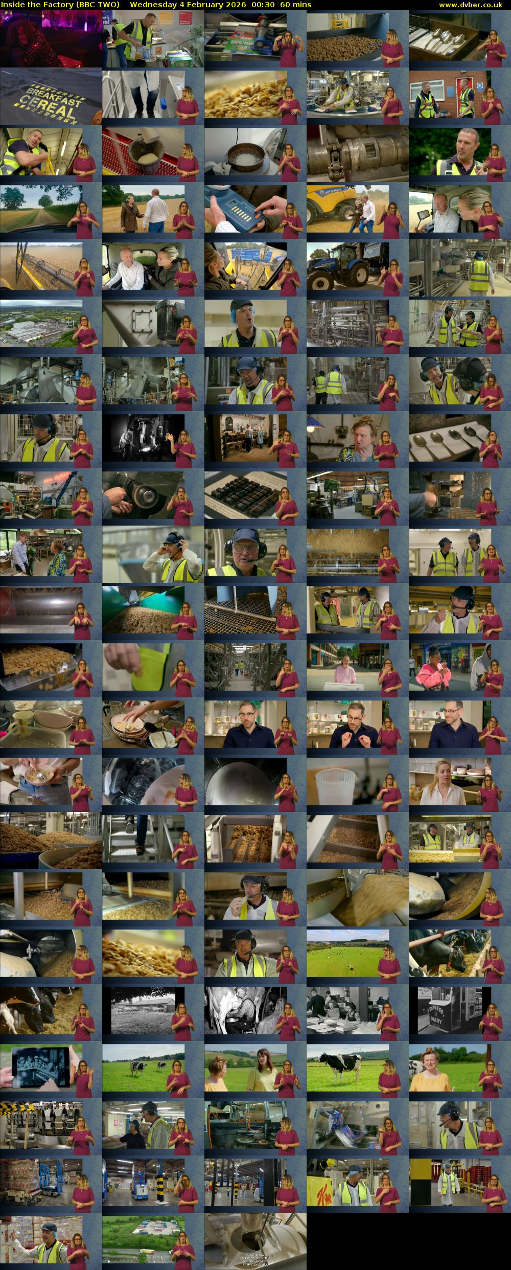Inside the Factory (BBC TWO) Wednesday 4 February 2026 00:30 - 01:30