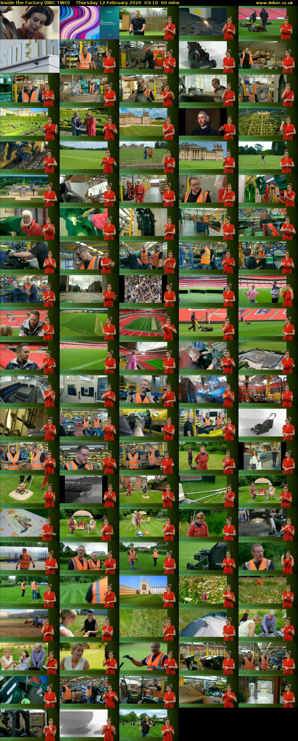 Inside the Factory (BBC TWO) Thursday 12 February 2026 03:10 - 04:10