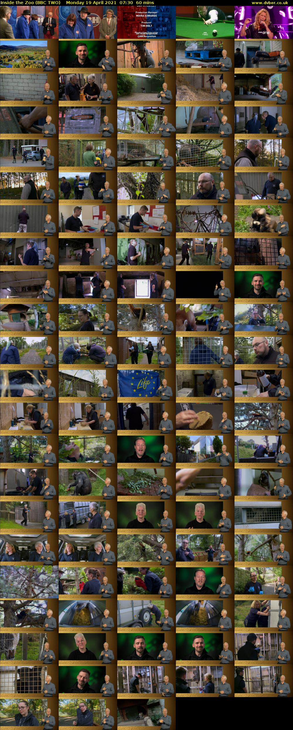 Inside the Zoo (BBC TWO) Monday 19 April 2021 07:30 - 08:30