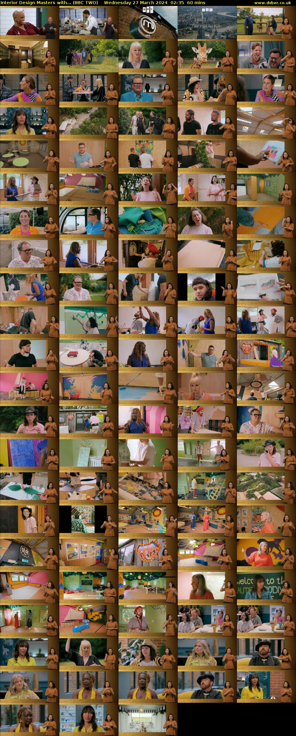 Interior Design Masters with... (BBC TWO) Wednesday 27 March 2024 02:35 - 03:35