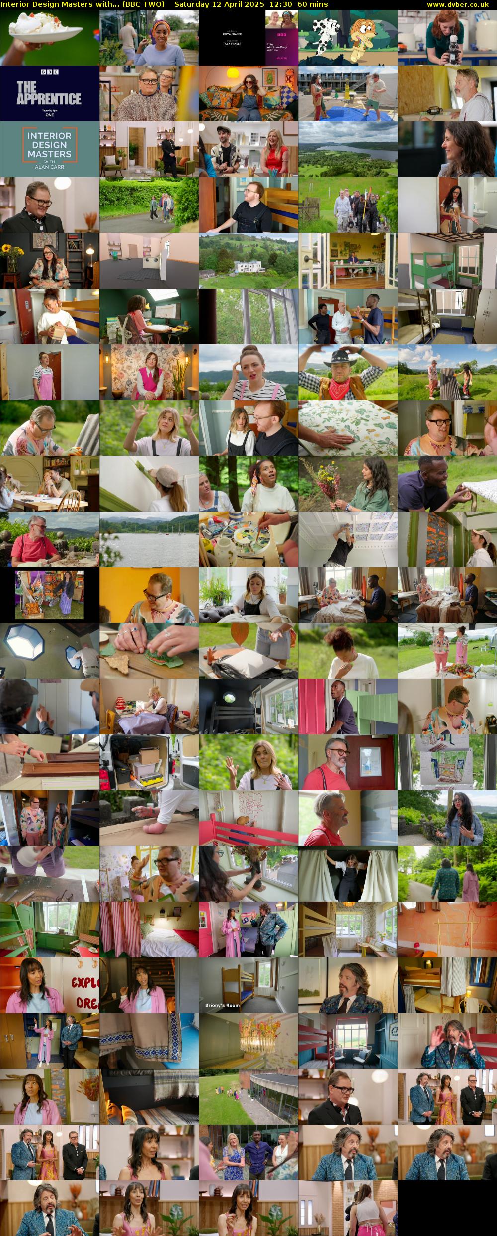 Interior Design Masters with... (BBC TWO) Saturday 12 April 2025 12:30 - 13:30