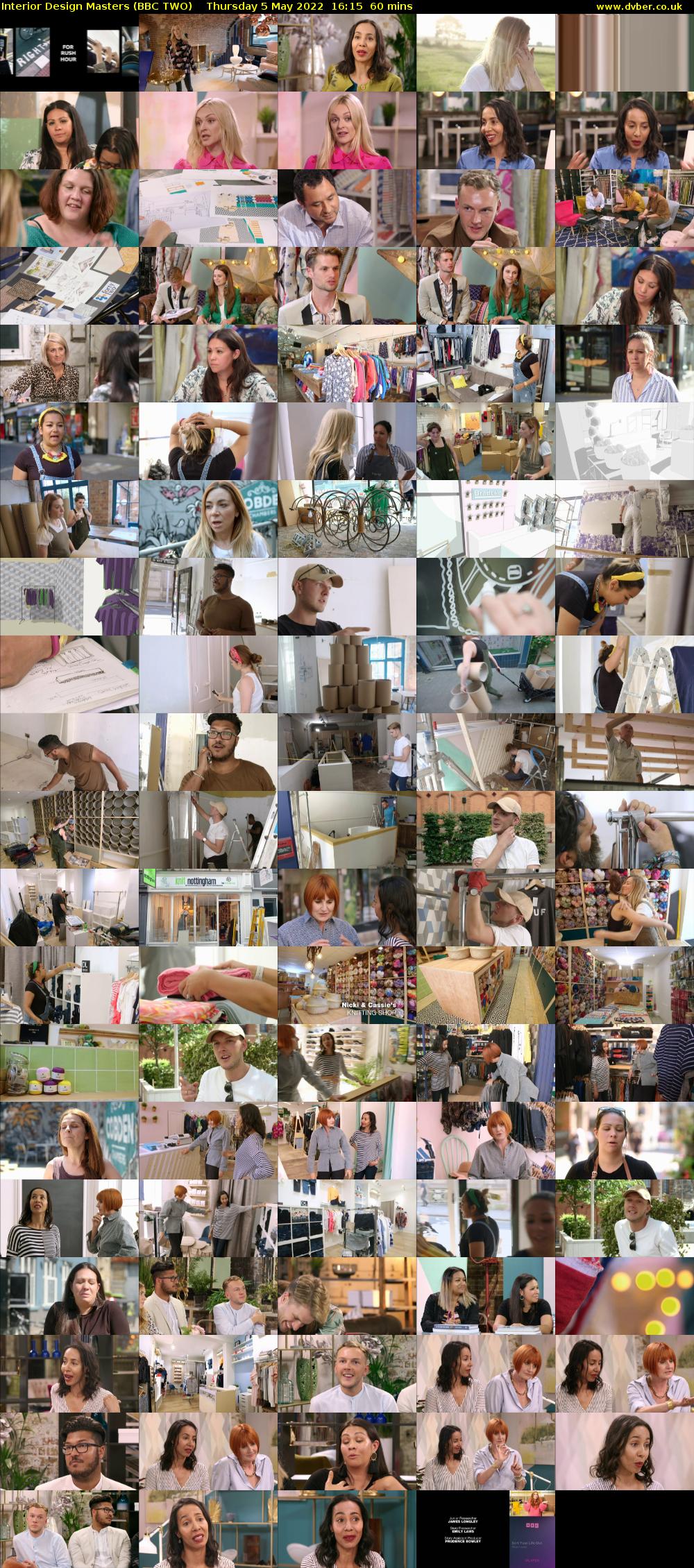 Interior Design Masters (BBC TWO) Thursday 5 May 2022 16:15 - 17:15