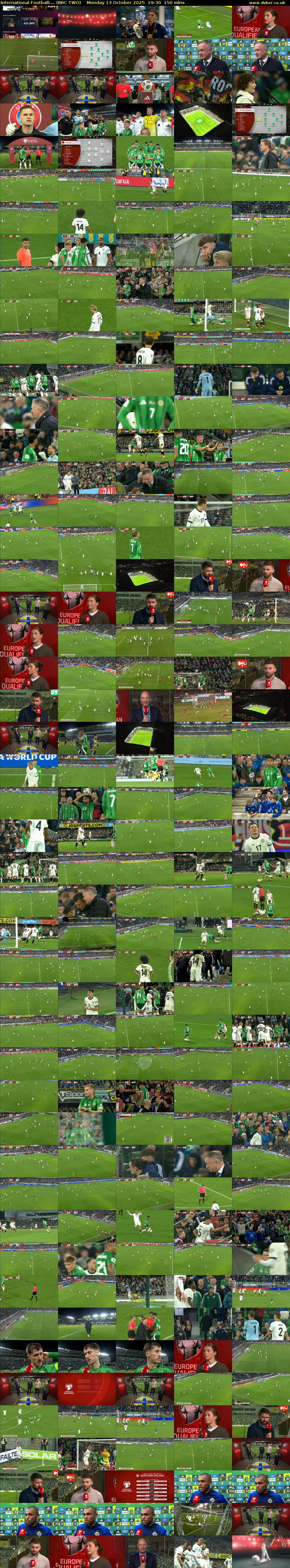 International Football:... (BBC TWO) Monday 13 October 2025 19:30 - 22:00