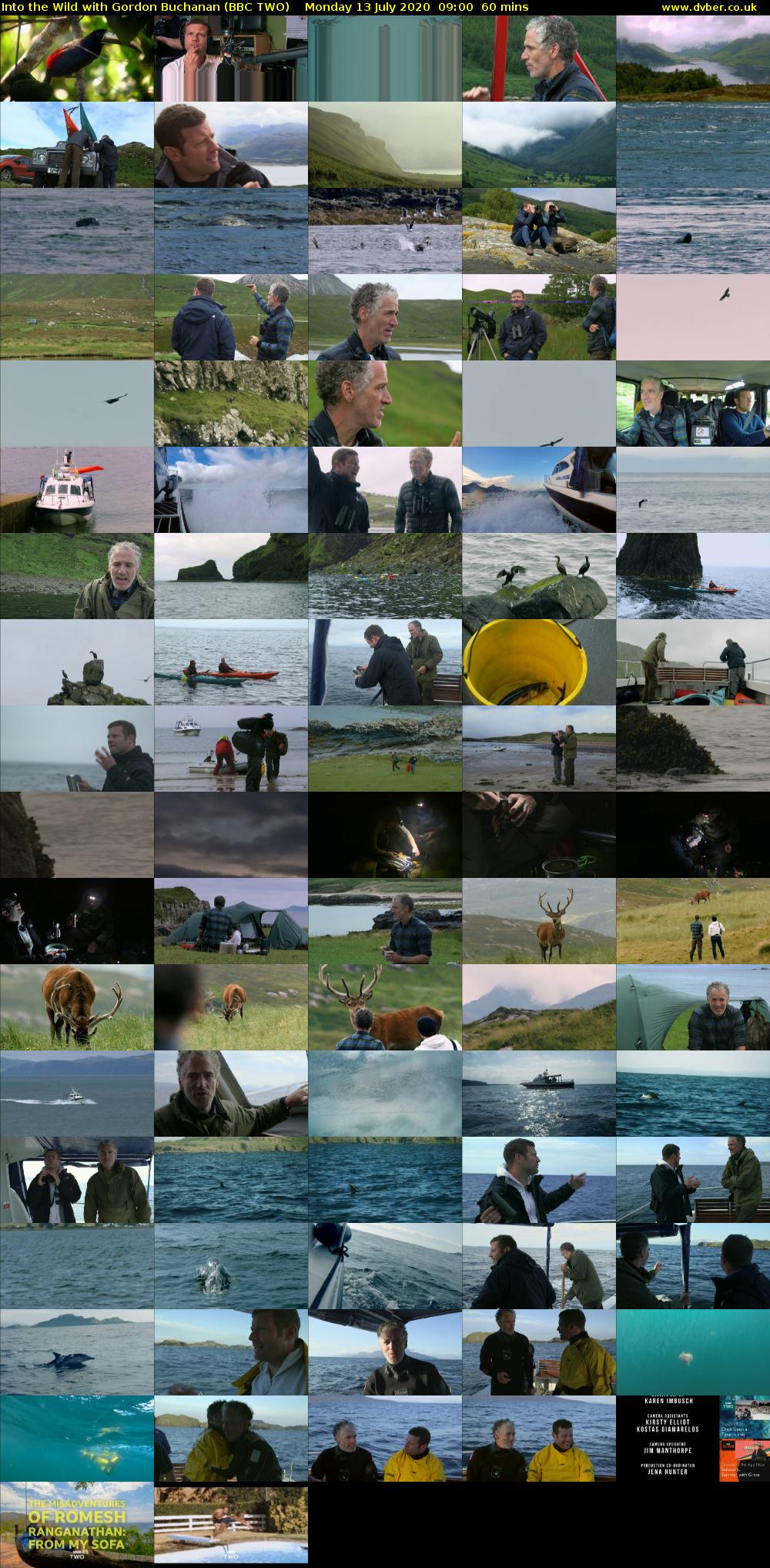 Into the Wild with Gordon Buchanan (BBC TWO) Monday 13 July 2020 09:00 - 10:00