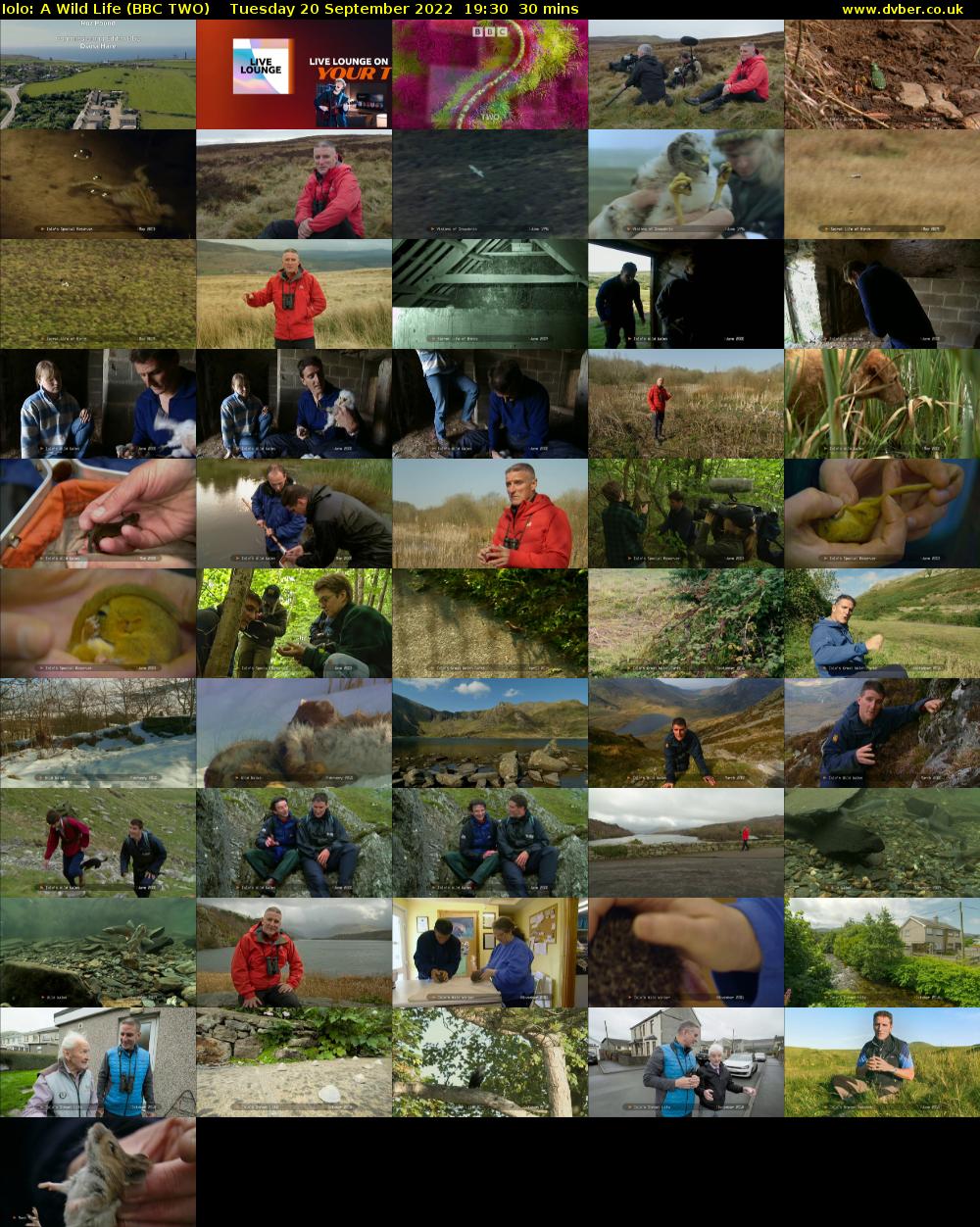 Iolo: A Wild Life (BBC TWO) Tuesday 20 September 2022 19:30 - 20:00